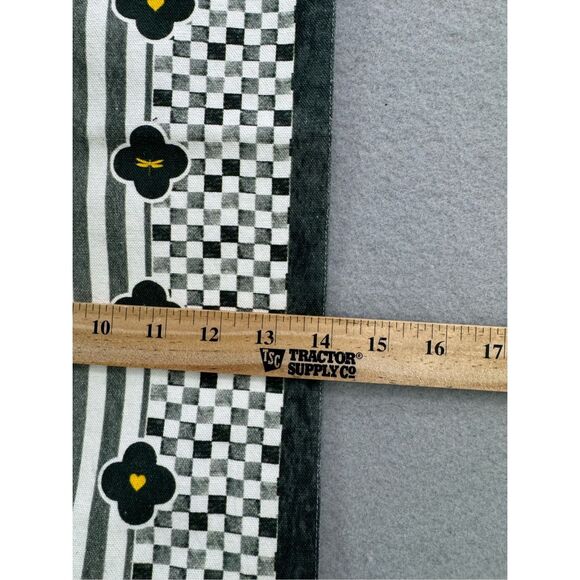 Striped Black and White Kitchen Towel - Picture 9 of 12